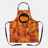 Alles Gute zum Erntedankfest! Glittery Maple Blätt Schürze (Vorderseite)