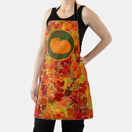 Alles Gute zum Erntedankfest! Glittery Maple Blätt Schürze