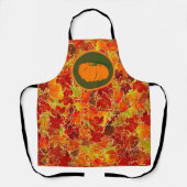 Alles Gute zum Erntedankfest! Glittery Maple Blätt Schürze (Vorderseite)