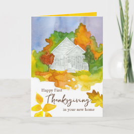 Alles Gute zum Erntedankfest in Ihren neuen Zuhaus Karte