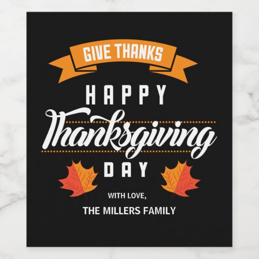 Alles Gute zum Erntedankfest! Kundenspezifische Fa Weinetikett (Einzelnes Label)