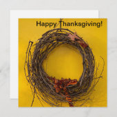 Alles Gute zum Erntedankfest! Mitteilungskarte (Vorne/Hinten)