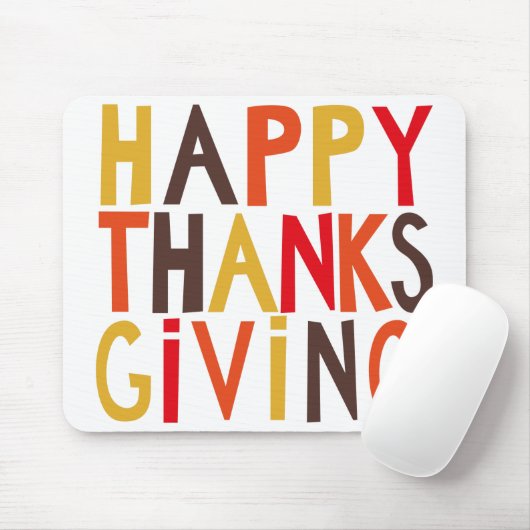 Alles Gute zum Erntedankfest! Mousepad (Mit Mouse)