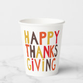 Alles Gute zum Erntedankfest! Pappbecher (Rückseite)