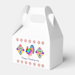 Alles Gute zum Erntedankfest. Polnische Blume. Geschenkschachtel