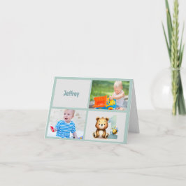 Alles Gute zum ersten Bee-Day! Dankeskarte