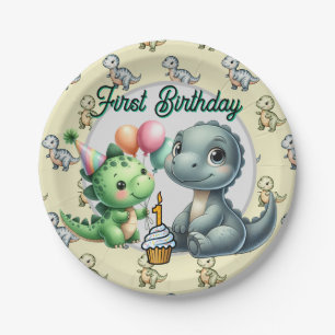 Alles Gute zum ersten Geburtstag Pappteller