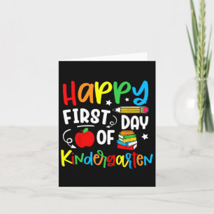 Alles Gute zum ersten Kindergarten zurück zum Tee  Karte