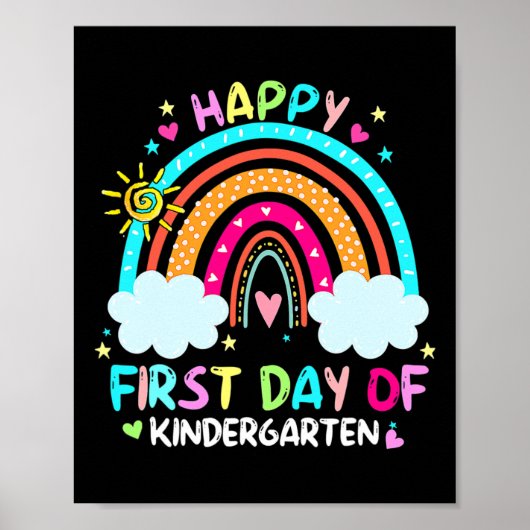 Alles Gute zum ersten Kindergarten zurück zur Schu Poster (Vorne)