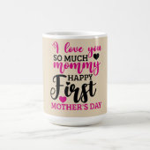 Alles Gute zum ersten Muttertag Kaffeetasse (Mittel)