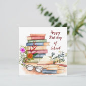 Alles Gute zum ersten Schultag (Stehend Vorderseite)