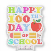 Alles Gute zum ersten Schultag Aufkleber (Vorderseite)