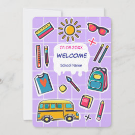 Alles Gute zum ersten Schultag Einladung