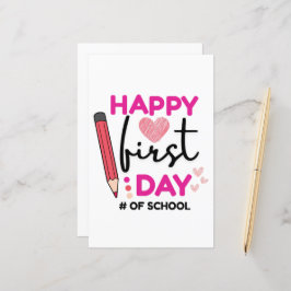 Alles Gute zum ersten Schultag, Niedliche Herzen