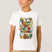 Alles Gute zum ersten Schultag T-Shirt (Vorderseite)