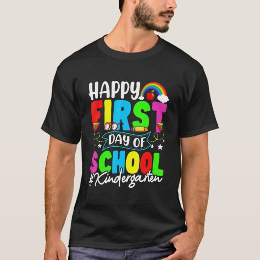 Alles Gute zum ersten Schultag T-Shirt (Vorderseite)