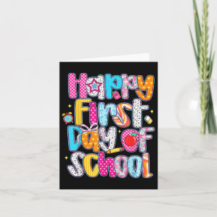 Alles Gute zum ersten Schultag zurück zum Schulleh Karte