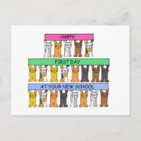 Alles Gute zum ersten Tag an Ihrer neuen Schule