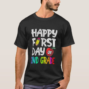 Alles Gute zum ersten Tag der zweiten Stufe zurück T-Shirt