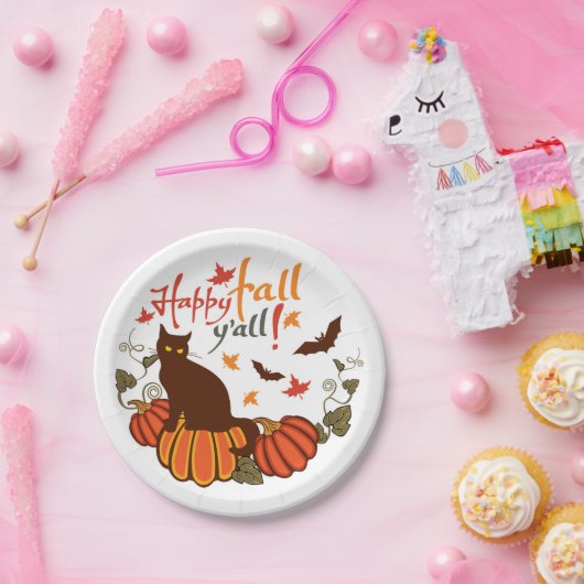 Alles Gute zum Fall! Pappteller (Party)