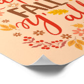 Alles Gute zum Fall Poster (Ecke)