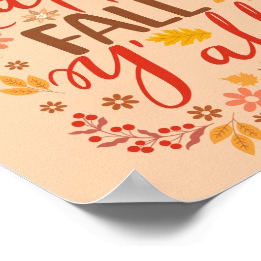 Alles Gute zum Fall Poster (Ecke)