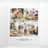Alles Gute zum Fotocollage Weihnachtskarte Dreifach Gefaltete Einladung (Innenseite Mitte)