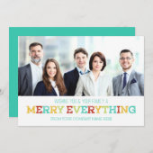 Alles Gute zum Fotokartengeschäft Feiertagskarte (Vorne/Hinten)