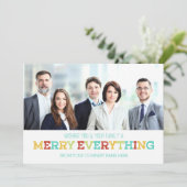 Alles Gute zum Fotokartengeschäft Feiertagskarte (Stehend Vorderseite)