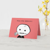 Alles Gute zum frühen Jahrestag! Oder spät? Karte (Gelbe Blume)