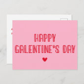 Alles Gute zum Galentinstag! Freunde niedlicher Ty Postkarte (Vorne/Hinten)