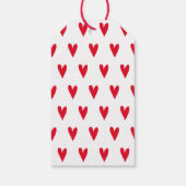 Alles Gute zum Galentinstag! Rotes Herz Geschenkanhänger (Rückseite)