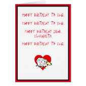 Alles Gute zum Geburtstag... (Vorne)