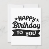 Alles Gute zum Geburtstag (Rückseite)