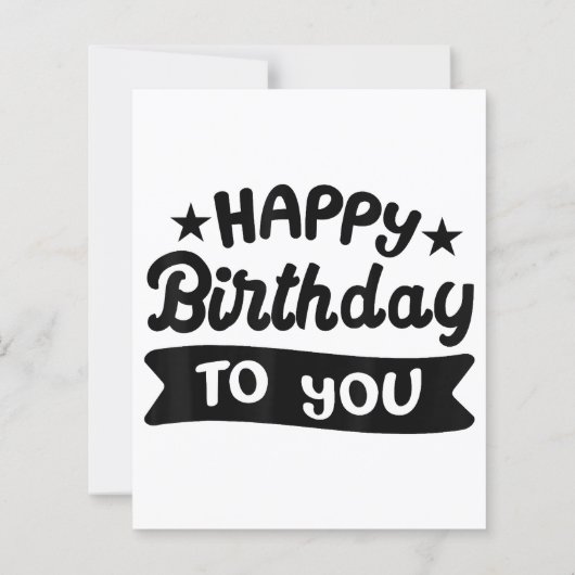 Alles Gute zum Geburtstag (Rückseite)