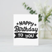 Alles Gute zum Geburtstag (Stehend Vorderseite)