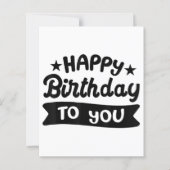 Alles Gute zum Geburtstag (Vorderseite)