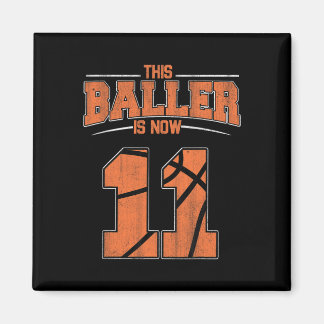 Alles Gute zum Geburtstag 11. 11. Jahr Basketball Magnet