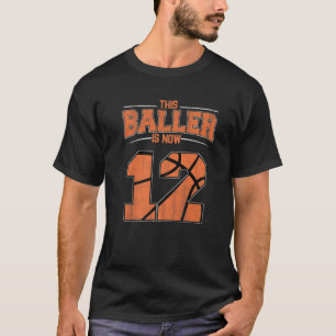 Alles Gute zum Geburtstag 12. 12. Geburtstag Baske T-Shirt
