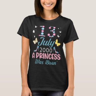 Alles Gute zum Geburtstag 13 Jahre Geboren Juli 20 T-Shirt