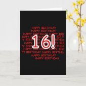 Alles Gute zum Geburtstag 16 Karte (Gelbe Blume)