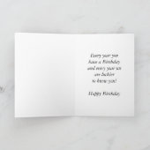 Alles Gute zum Geburtstag 1927-jährig von Karte (Innenseite)