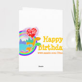 Alles Gute zum Geburtstag 1-jährig, Ihre Karte (Rückseite)