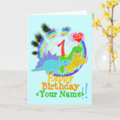 Alles Gute zum Geburtstag 1-jährig, Ihre Karte (Gelbe Blume)