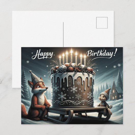 Alles Gute zum Geburtstag 2026  Postkarten verschi (Vorne/Hinten)