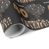 Alles Gute zum Geburtstag, 40 Jahre alt Geschenkpapier (Rolleneckpunkt)