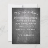 Alles Gute zum Geburtstag - 50 Jahre & vorzüglich (Rückseite)