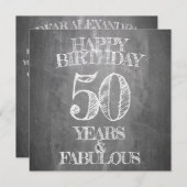 Alles Gute zum Geburtstag - 50 Jahre & vorzüglich (Vorne/Hinten)