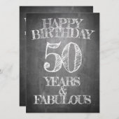 Alles Gute zum Geburtstag - 50 Jahre & vorzüglich (Vorne/Hinten)