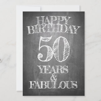 Alles Gute zum Geburtstag - 50 Jahre & vorzüglich